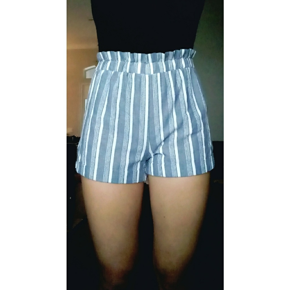 LA Hearts Striped Shorts